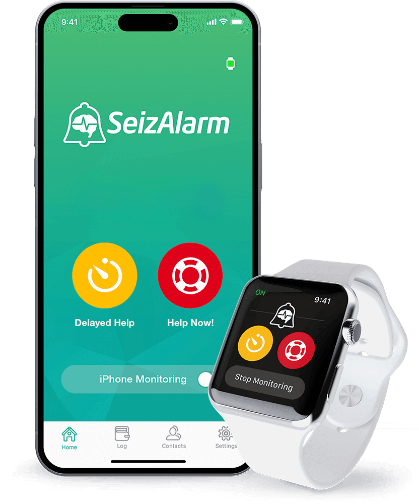 SeizAlarm on iPhone and Apple Watch